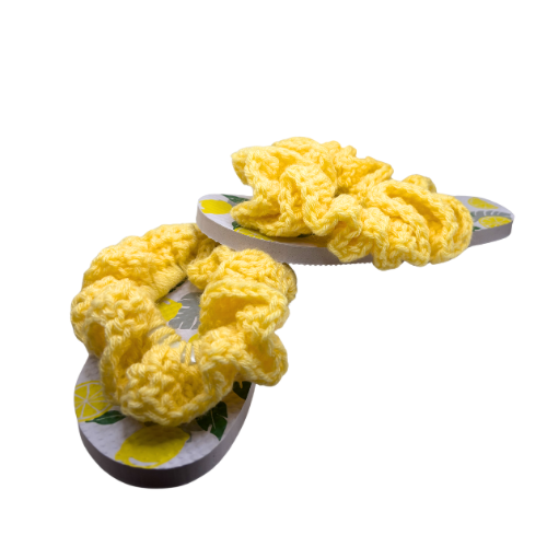 Soft Yellow Flip Flops