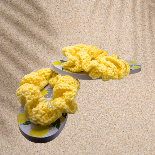 Soft Yellow Flip Flops