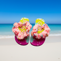 Pink Sprinkle Ruffle Flip Flops (kids)